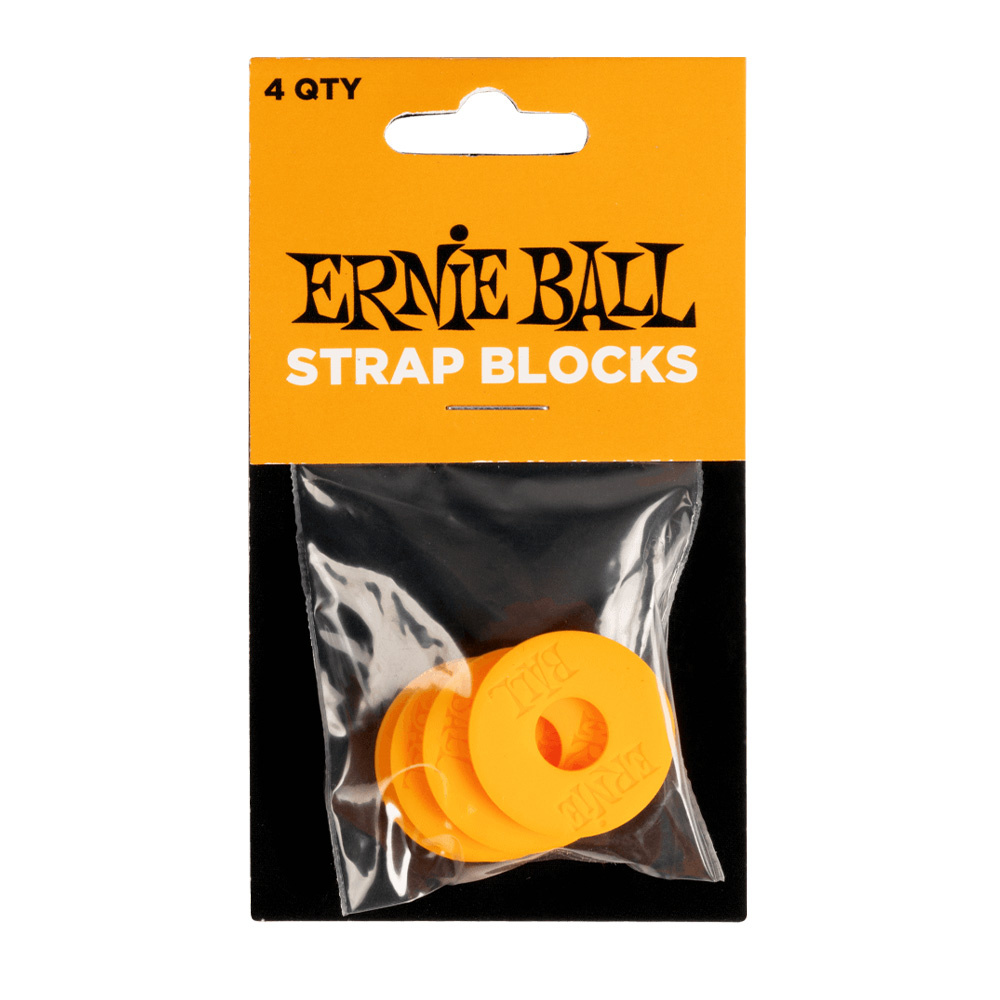 ERNIE BALL P05621 Strap Blocks 4PK Sthb Orange